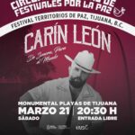 Carin León abrirá los “Festivales por la Paz” con concierto gratuito en Monumental de Tijuana
