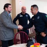 Asiste presidente municipal Ismael Burgueño a la entrega de reconocimiento al titular de la SSPCM por parte de la CTM