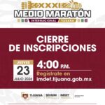 Ultimos lugares para el 31 Medio Maratón Internacional de Tijuana 2026