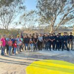 Policía Juvenil y vecinos rehabilitan parque en Rosarito