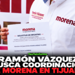 Ramón Vázquez formaliza aspiración a coordinación de Morena en Tijuana